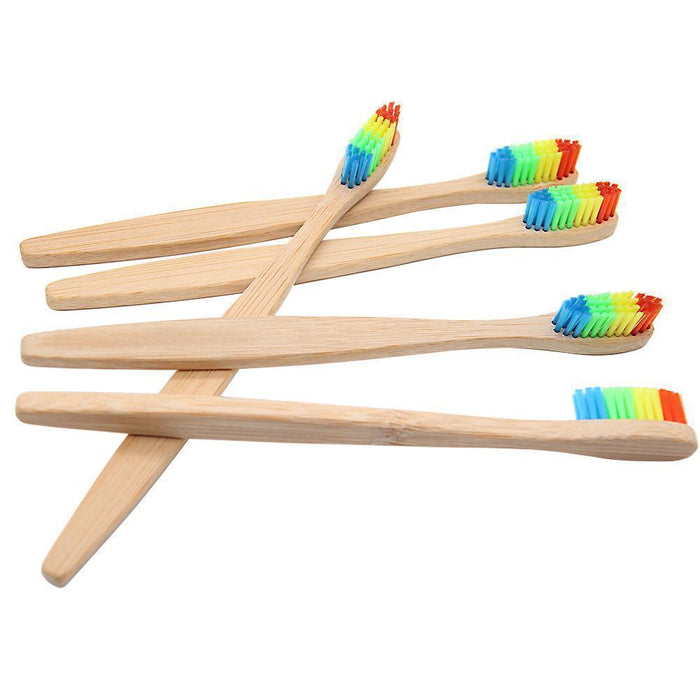 Colorful Bamboo Toothbrush - ShopAlivo